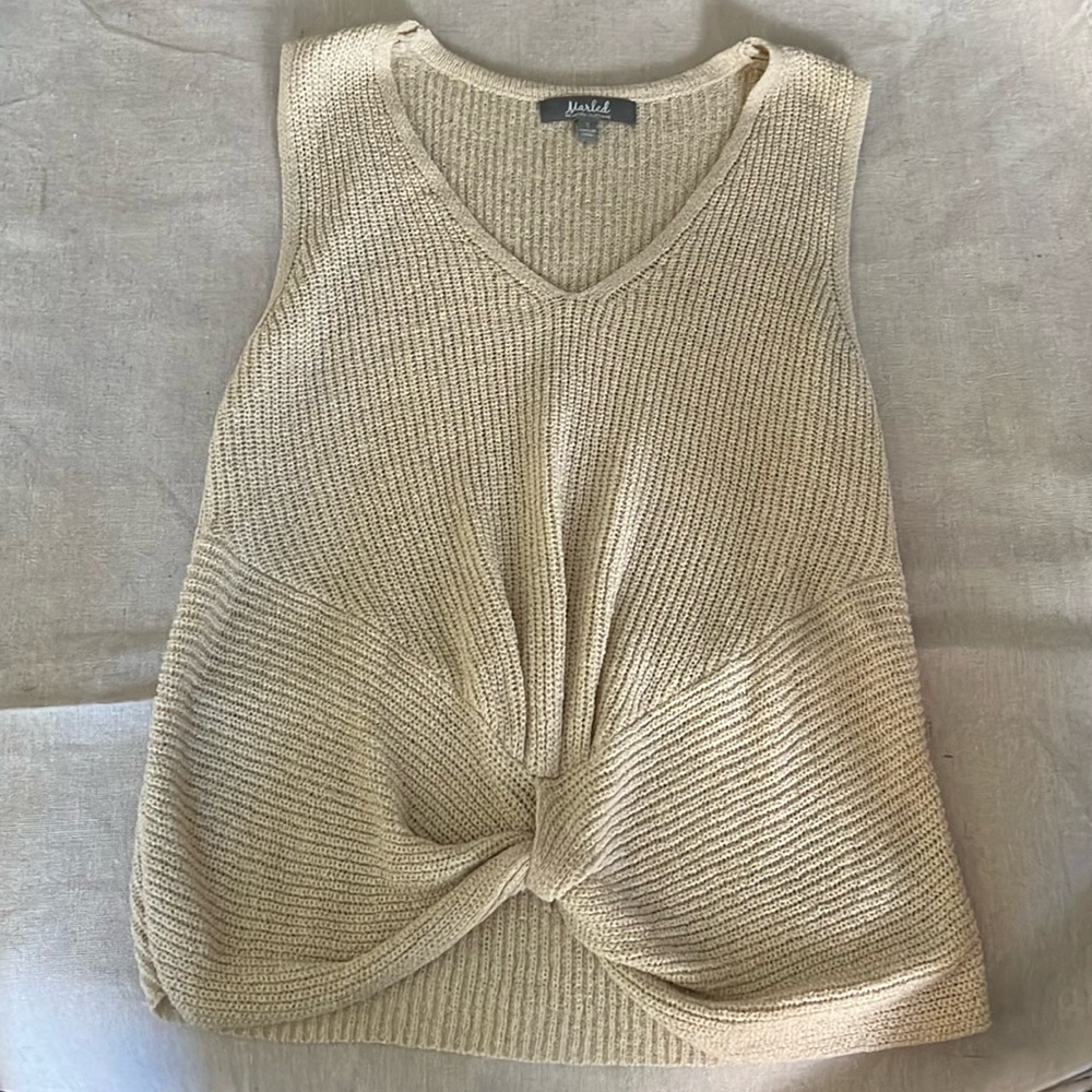 Marled by Reunited Sleeveless Sweater S